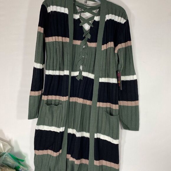 No Boundaries Sweaters - Long cardigan duster sweater Medium NWT